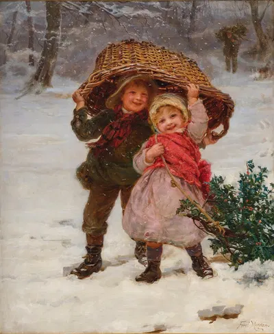 Yuletide by Frederick Morgan — digital art print download
