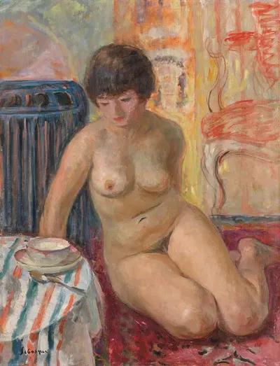 Nu à la tasse de thé by Henri Lebasque — digital art print download
