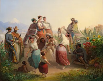 Танец by Иоганн Мориц Ругендас, 1850 — digital art print download