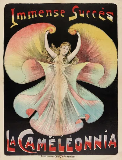 Immense Succès La Cameleonnia by Imp. Charles Lévy, 1888 — digital art print download