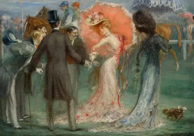 Элегантные на скачках by Луи Анкетен, 1901 — digital art print download