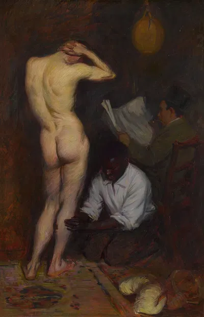 The Rub Down by Philip Leslie Hale — digital art print download