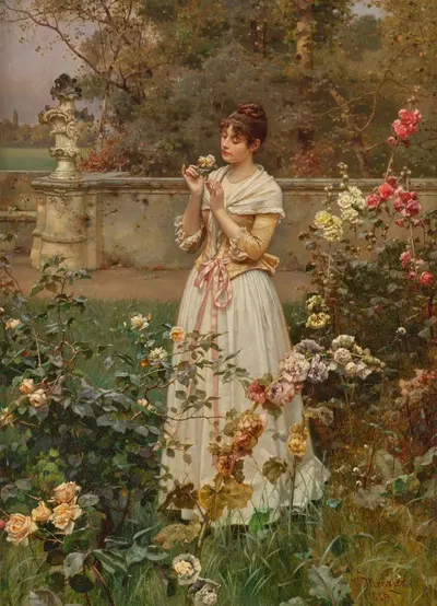 Роза всех роз by Вильгельм Менцлер, 1889 — digital art print download