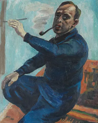 Автопортрет by Герман Макс Пехштайн, 1930 — digital art print download