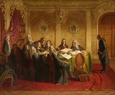 Иеронимус Йобс на экзамене by Иоганн Петер Хазенклевер, 1839 — digital art print download