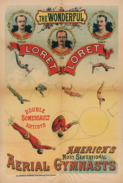 The Wonderful Loret Loret by Imp. Charles Verneau, 1880-1900 — digital art print download