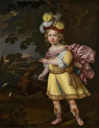Портрет молодого мальчика, одетого как охотник by Питер Насон, 1666 — digital art print download