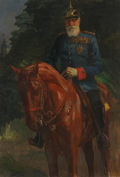 Портрет великого герцога Фридриха I Баденского by Вильгельм Трюбнер, 1904 — digital art print download