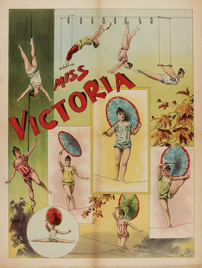 Miss Victoria by Адольф Фридлендер Лит., 1880-1890 — digital art print download