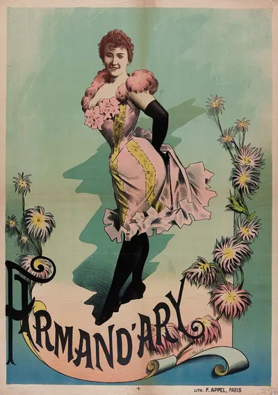 Armand'ary by Lith. F. Appel, 1890 — digital art print download