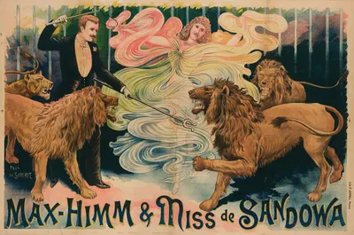 Max-Himm & Miss De Sandowa by Paul De Sémant, 1880-1900 — digital art print download