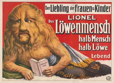 Lionel der Löwenmensch by Адольф Фридлендер Лит., 1913 — digital art print download