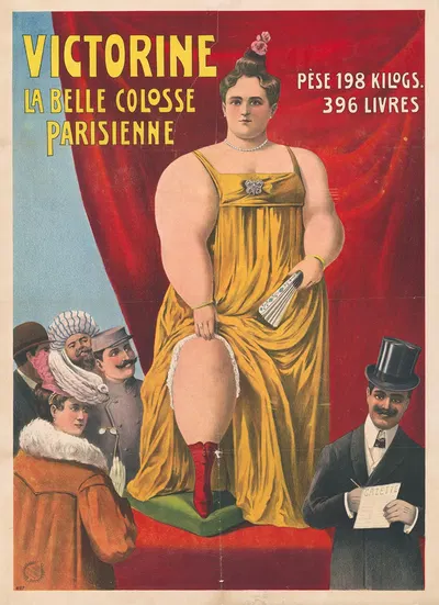 Victorine – La bele colosse Parisienne by Adolf Friedländer Lith., 1907 — digital art print download