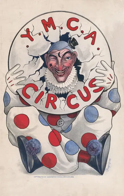 Y.M.C.A. Circus by Andrew B. Graham, Lith., 1909 — digital art print download