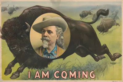 I am coming – Col. W.F. Cody by Курьер Лито. Ко., 1900 — digital art print download
