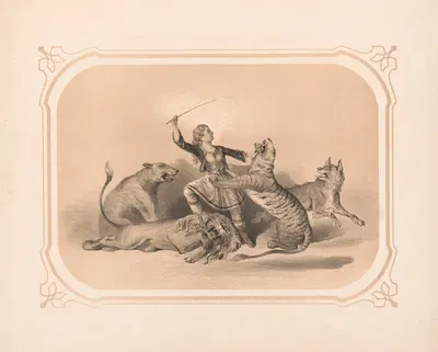 The lion queen by Gibson & Co. Lith, 1872 — digital art print download