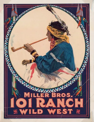 Miller Bros. 101 ranch. Wild west by Рассел, Морган и Ко, 1909 — digital art print download