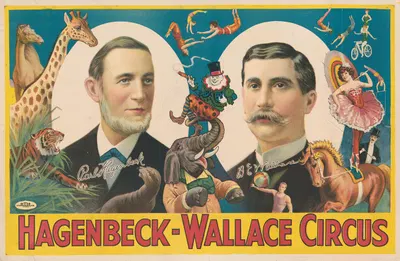 Hagenbeck-Wallace circus by The Otis Lithograph Co., 1900-1910 — digital art print download