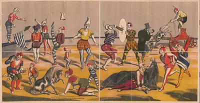Clown acts by Torrey Brothers, 1872 — digital art print download