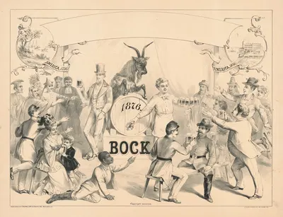 Bock by А. Хоен и Ко, 1876 — digital art print download