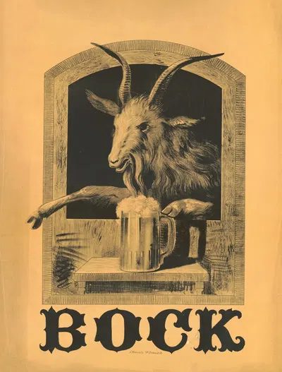 Bock by А. Хоен и Ко, 1880 — digital art print download