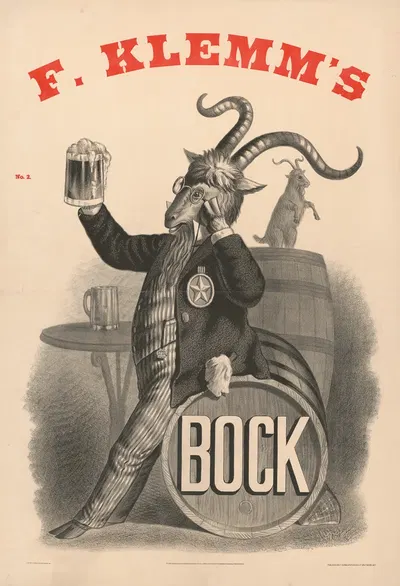 F. Klemm's Bock by А. Хоен и Ко, 1880 — digital art print download