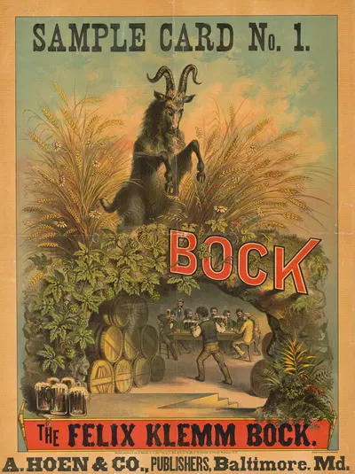 Sample card no. 1, the Felix Klemm Bock by А. Хоен и Ко, 1882 — digital art print download