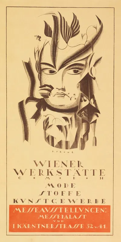 Wiener Werkstätte Mode Stoffe Kunstgewerbe Messaustellungen by Дагоберт Пеше, 1921 — digital art print download