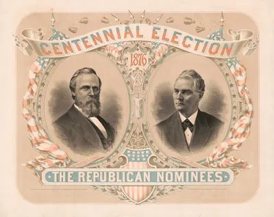 Centennial election. The republican nominees by Кребс Лит. Ко, 1876 — digital art print download