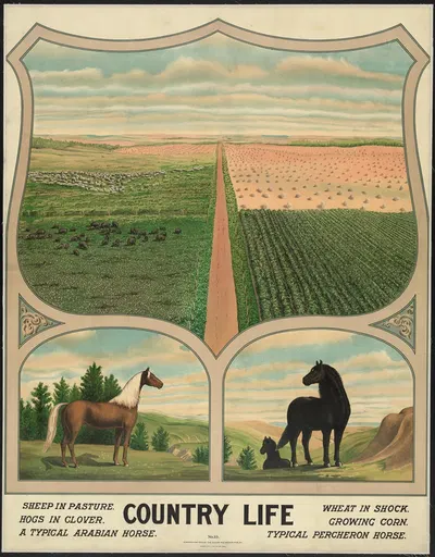 Country life by H.M. Smyth Lith. Co., 1904 — digital art print download