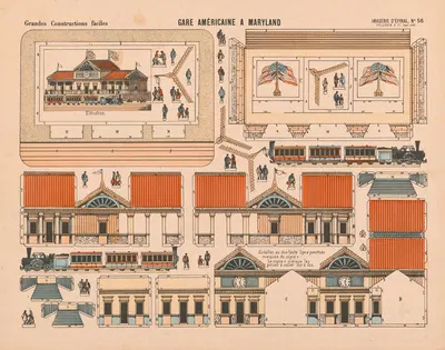 Gare Américaine a Maryland by Imp. Pellerin & Cie — digital art print download