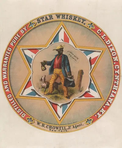 Star Whiskey Distilled and warranted pure by C.L. Dixon, Cynthiana, Ky. W.B. Crowell, Jr., agent, New-York by Робертсон,…