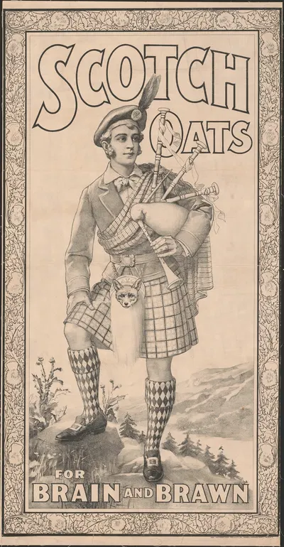 Scotch oats, for brain and brawn by Рассел, Морган и Ко, 1900 — digital art print download