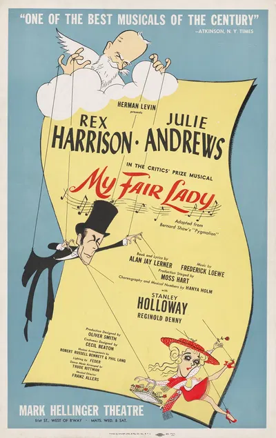 My Fair Lady by Al Hirschfeld, 1956 — digital art print download