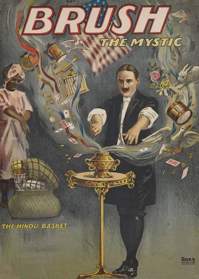 Brush the Mystic; the Hindu basket by Гоэс Лито. Ко., 1920 — digital art print download