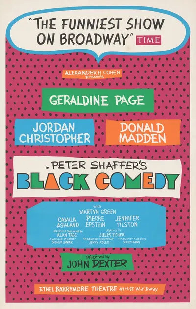 Black Comedy by Artcraft Lithograph, 1967 — digital art print download