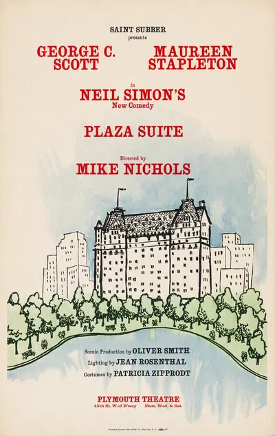 Plaza Suite by Artcraft Lithograph, 1968 — digital art print download