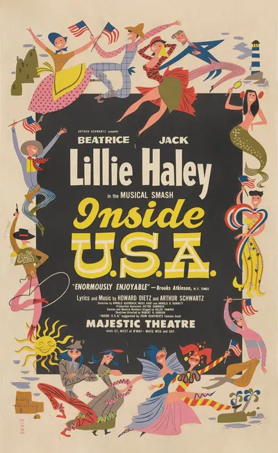 Inside U.S.A. by David Klein, 1947 — digital art print download
