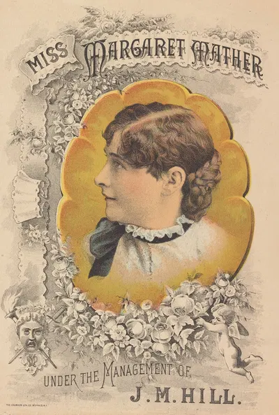 Miss Margaret Mather under the management of J.M. Hill by Фрэнк Рассел Грин, 1884-1898 — digital art print download