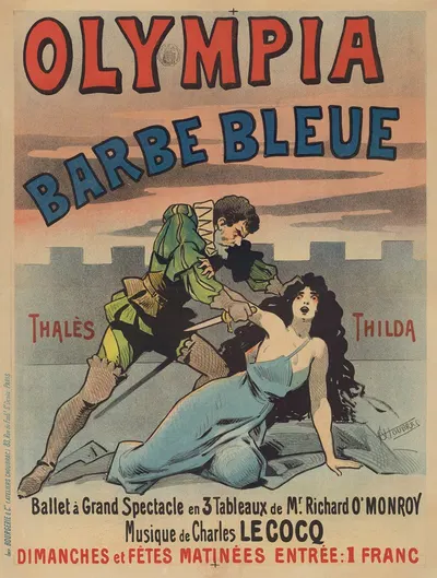 Olympia. Barbe bleue by Альфред Шубрак, 1898 — digital art print download