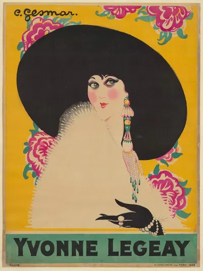 Yvonne Legeay by Шарль Жезмар, 1925 — digital art print download
