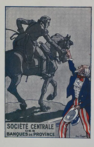 Société centrale des banques de province by Eugène Courboin, 1920 — digital art print download
