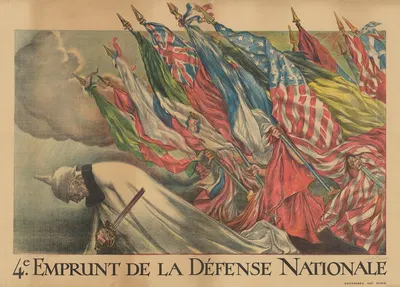 4e Emprunt de la Défense Nationale by Абель Февр, 1918 — digital art print download