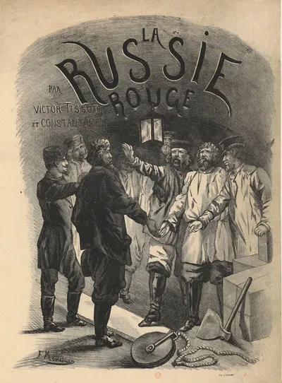 La Russie rouge by Ferdinand-Léon Ménétrier, 1881 — digital art print download