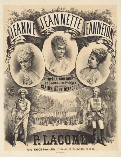 Jeanne, Jeannette, Jeanneton by Анри Мейер, 1876 — digital art print download