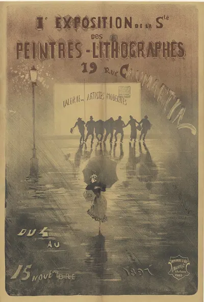 e première Exposition de la Société des peintres-lithographes by Henri-Patrice Dillon, 1897 — digital art print download