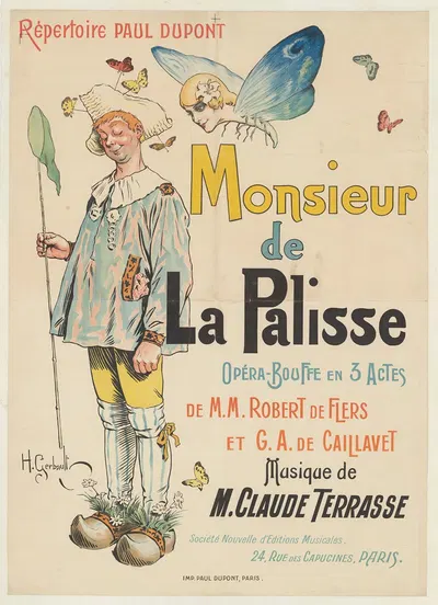 Monsieur de La Palisse by Henry Gerbault, 1904 — digital art print download