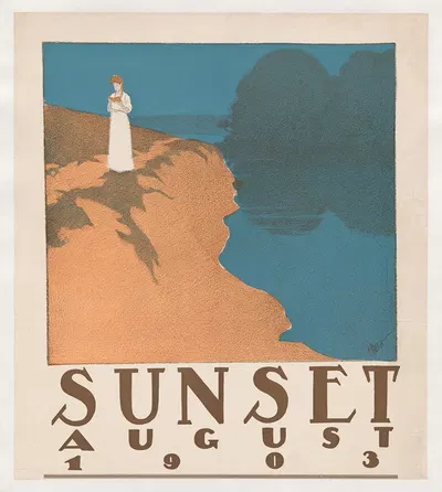 Sunset Magazine; August by Генри Патрик Роли, 1903 — digital art print download