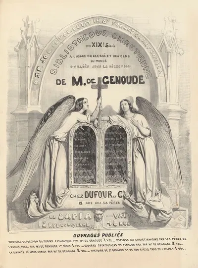 Bibliothèque chrétienne du XIXe siècle à l'usage du clergé et des gens du monde by Имп. Лемерсье и Ко, 1842 — digital art…