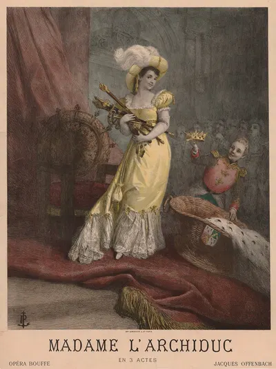 Madame l'Archiduc by Имп. Лемерсье и Ко, 1874 — digital art print download